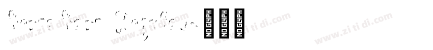 SensaSans Regular字体转换
